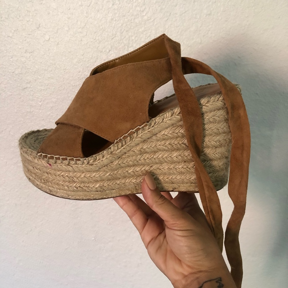 Marc Fisher Espadrille Platform Wedge Sandal